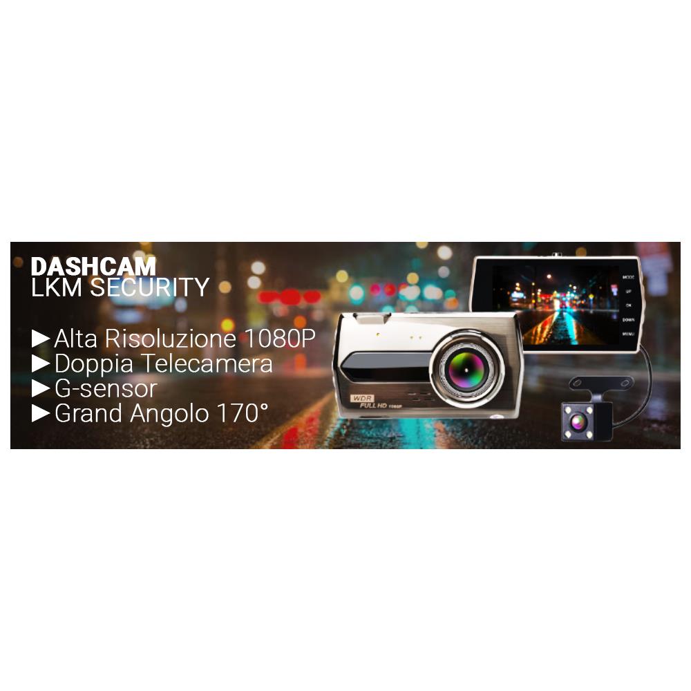Telecamera Per Auto Full Hd 1080p Ampio Angolo Di Visione 170° Con Display 4 Pollici G-sensor A Batteria Con Retrocamera - Foto 2