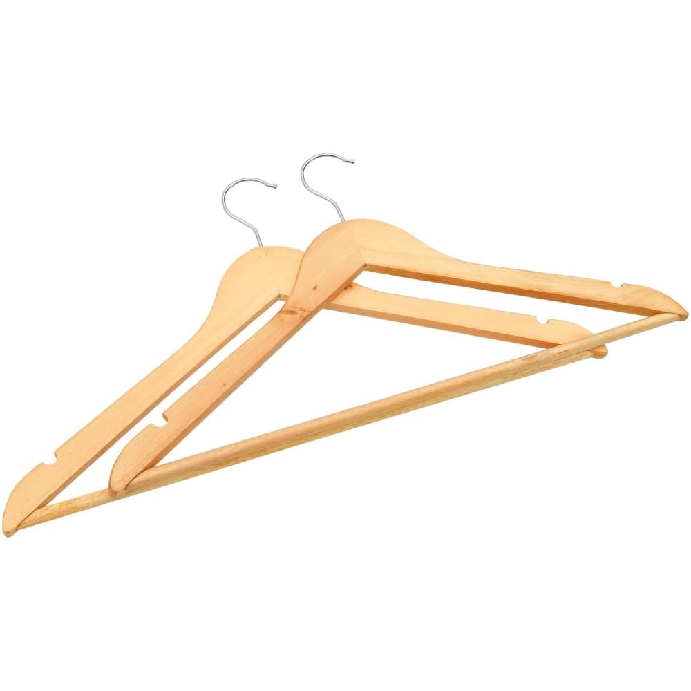 Set Appendiabiti 20 pz Antiscivolo in Legno Duro - Foto 3