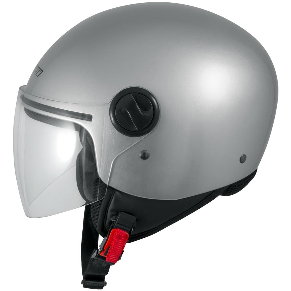 City Casco Jet Moto Visiera Doppia Certificato Ece 22-05 Scooter Verde Xs - Foto 1