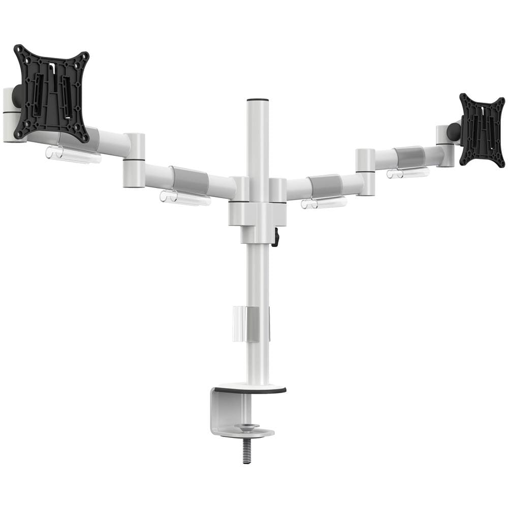 M VESA Officeline Dual 30" Morsa / Bullone di ancoraggio Bianco - Foto 1