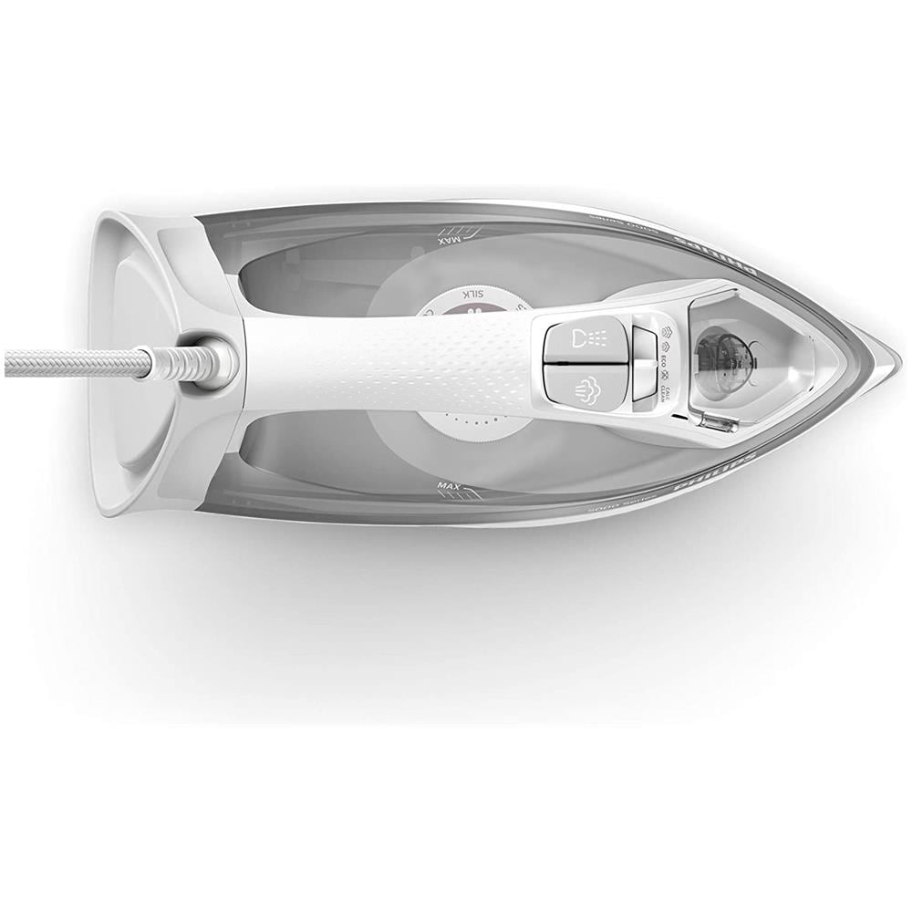 DST5010/10 Ferro da Stiro a Vapore Potenza 2400 Watt Piastra SteamGlide Plus Colore Bianco / Grigio - Foto 2