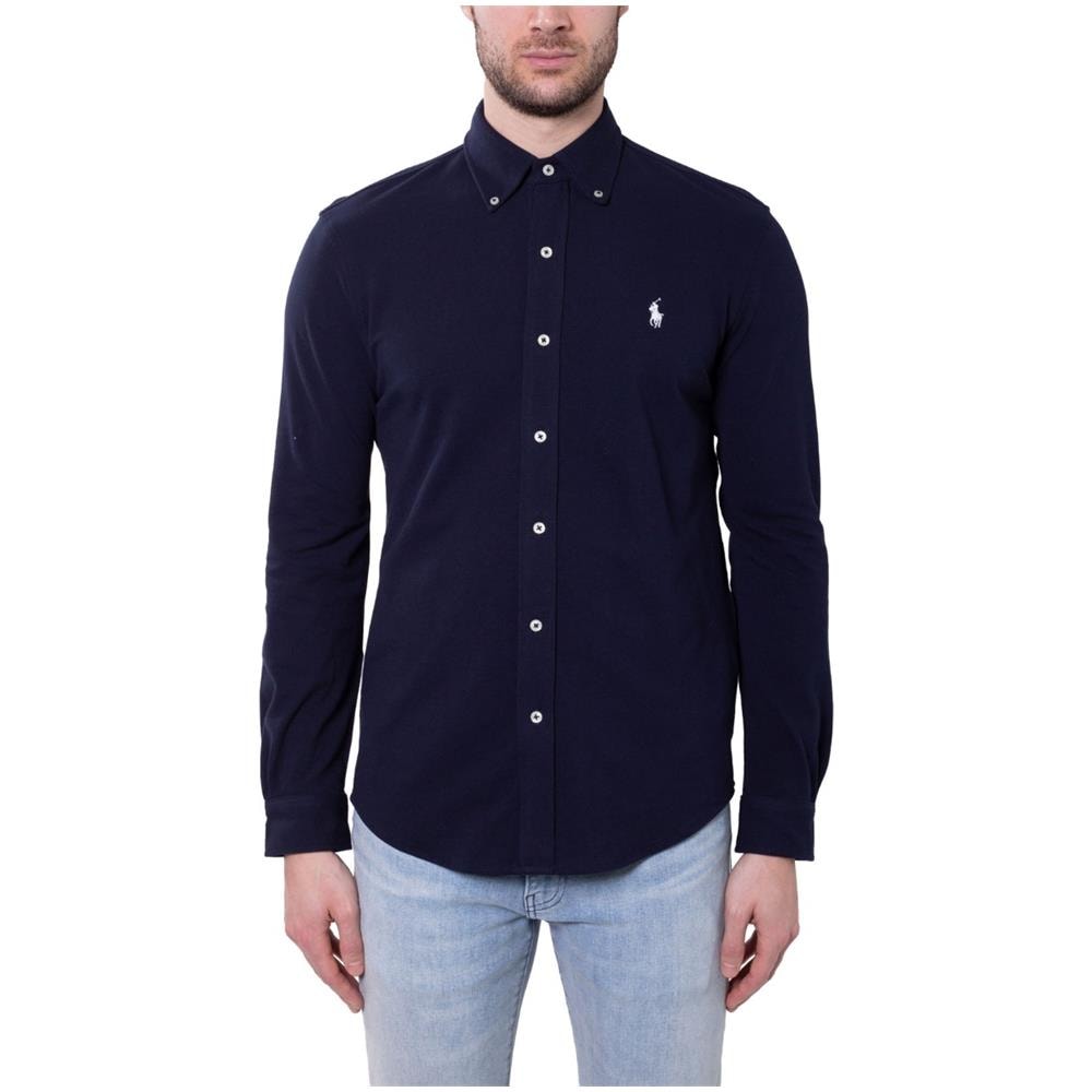 Camicia Uomo Leggera In Piqué Bianco - Foto 1