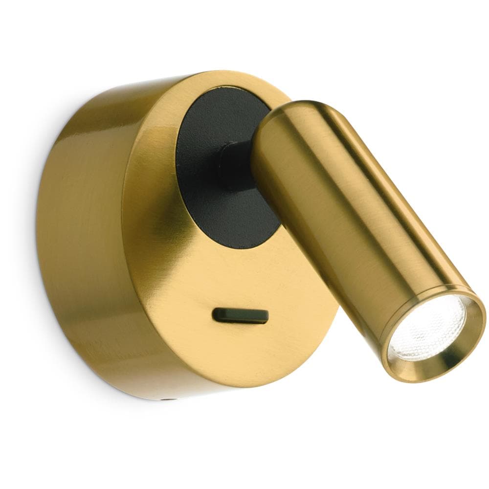 Bean Round Ap Ottone Lampada Applique - Ideal Lux 260624 - Foto 1