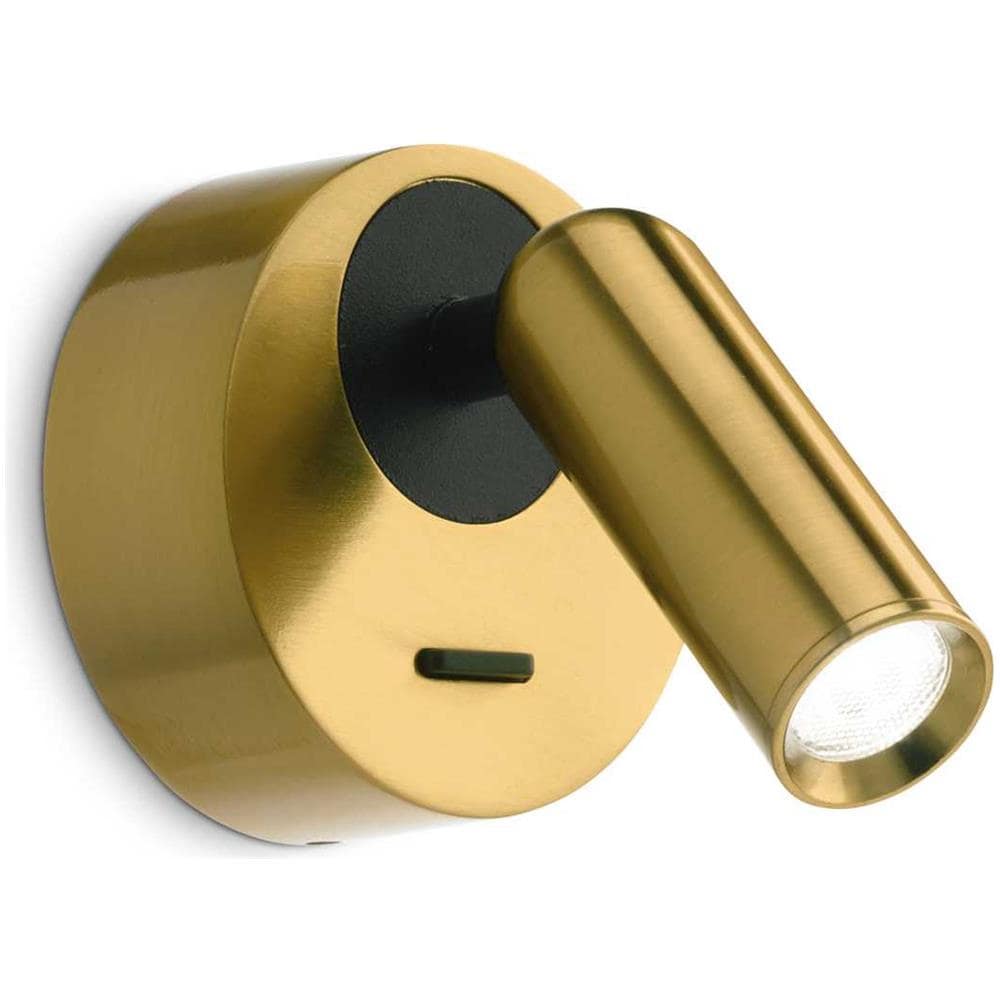 Bean Round Ap Ottone Lampada Applique - Ideal Lux 260624 - Foto 2