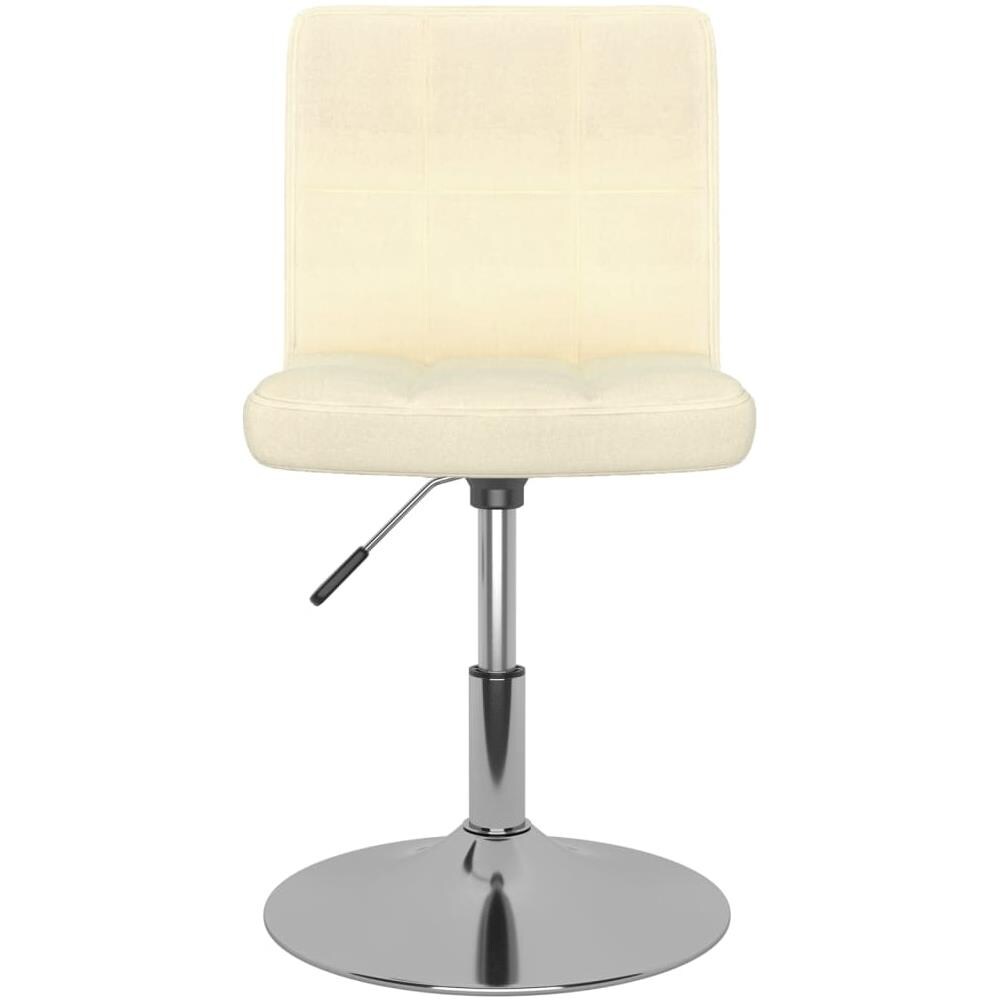 Sedie Da Pranzo Girevoli 4 Pz Crema In Tessuto - Foto 3