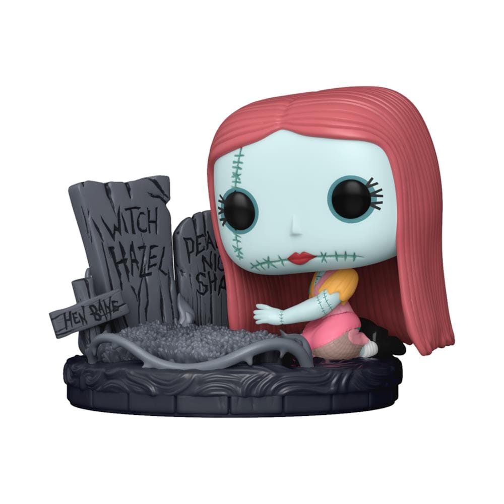 Nightmare Before Christmas 30th Pop! Disney Deluxe Vinyl Figure Sally W /gravestone - Foto 1