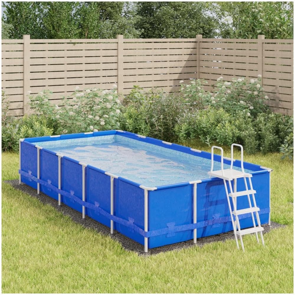 Telo Sotto Piscina Grigio Chiaro 500x250 Geotessile Poliestere - Foto 1