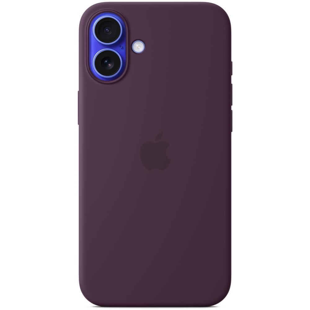 iPhone 16 Plus Silicone Case MagSafe Plum MYYD3ZM /A - Foto 1