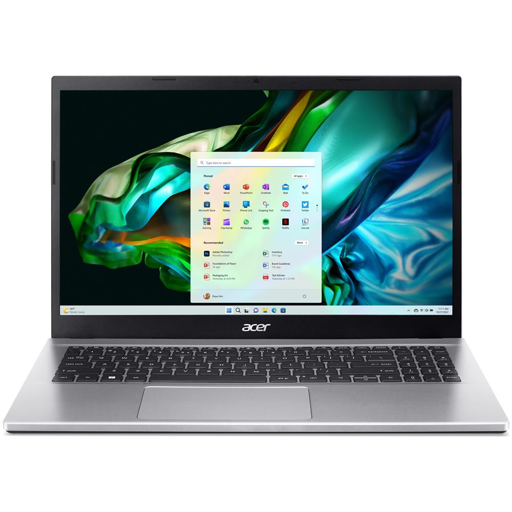 Notebook Aspire 3A315 Monitor 15.6" Full HD AMD Ryzen75700U Ram 32GB SSD 1 TB 3 x USB 3.2 Windows 11 64 Bit - Foto 1