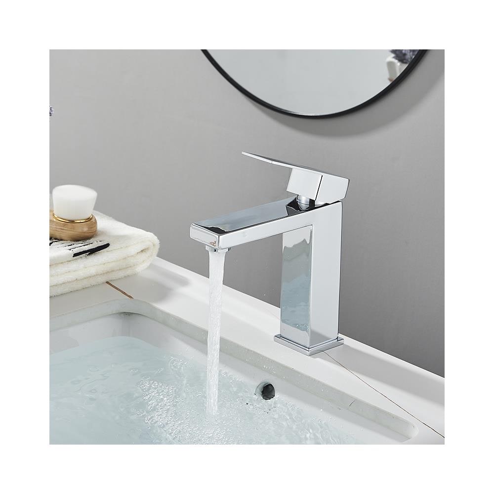 Rubinetto per lavabo da bagno, Blackswan, tipo M309, modello corto cromato, misura 18,5 cm - Foto 2