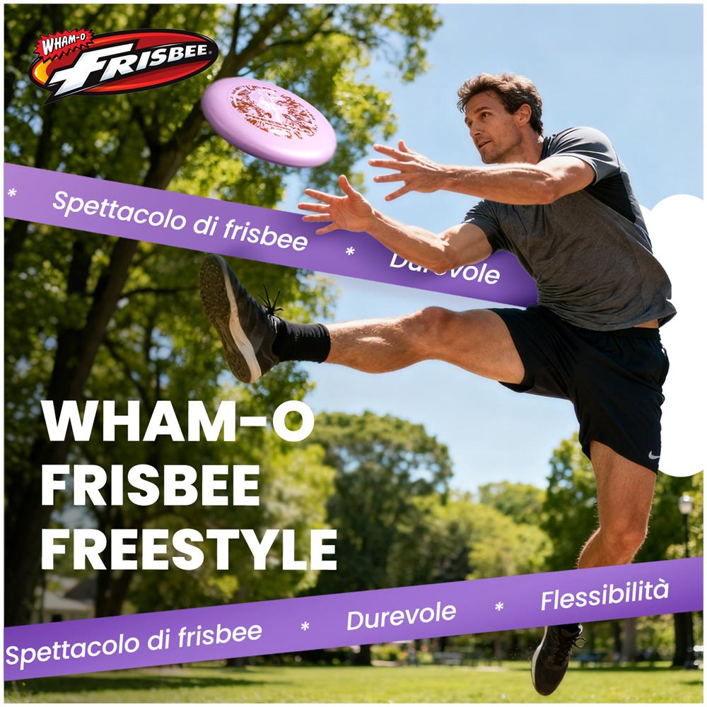 Frisbee Freestyle 160g Disco volante, divertimento all'aperto -2 Pack - Foto 2