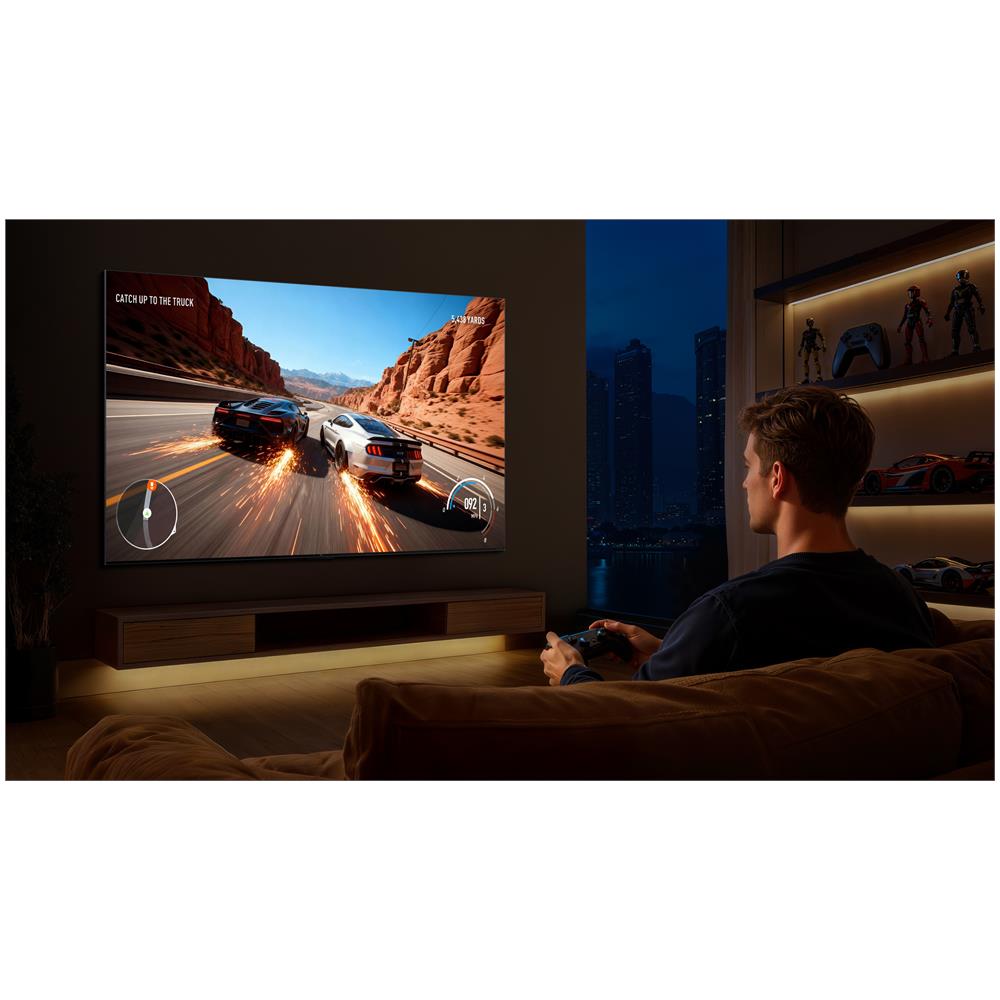 C7L TV 85C7L SQD-Mini LED da 85", 4K HDR, 3000 nit, 1.624 zone di dimming, Google TV, 144Hz, Dolby Vision & Atmos, Audio Bang & Olufsen - Foto 18