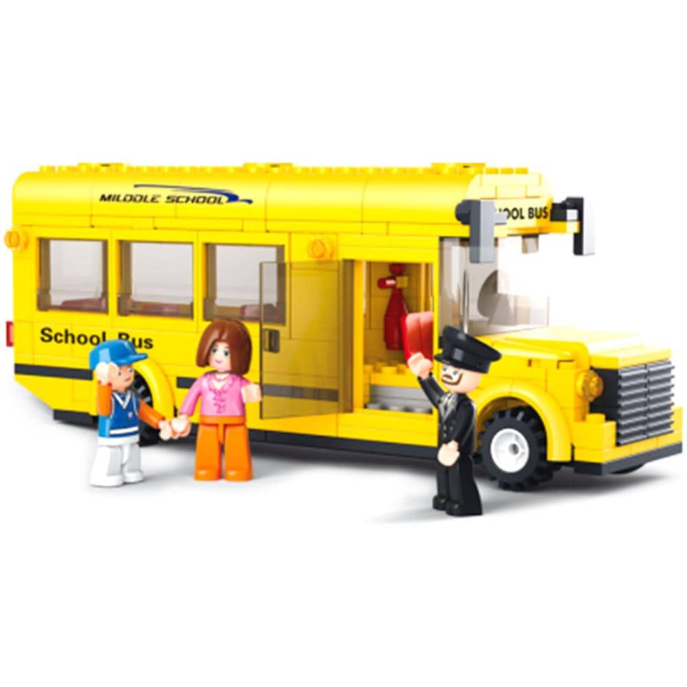 Costruzioni Scuolabus Con Studenti Mattoncini 0507 Per Bambini 6 Anni + - Foto 1