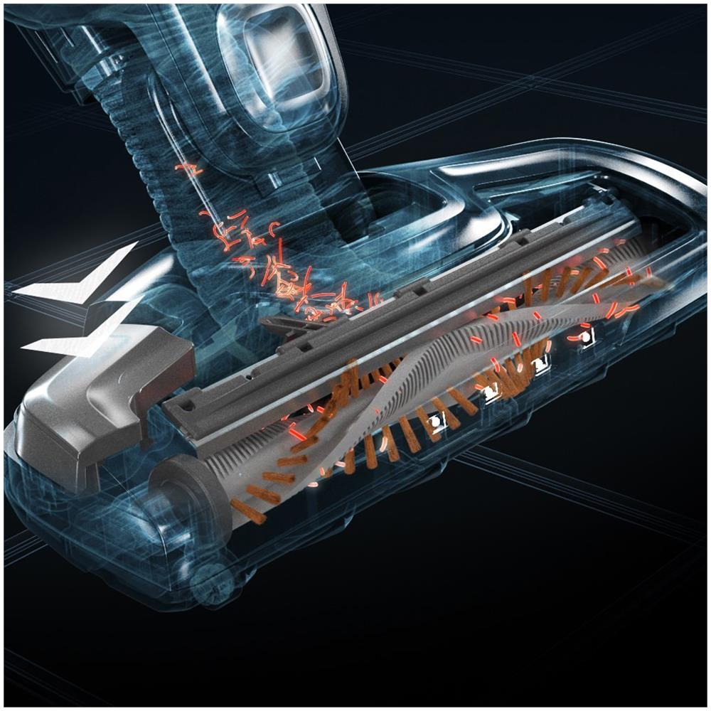 ZB3213 Ergorapido Scopa Ricaricabile 2 in 1 senza Sacco Capacità 0,5 L Colore Grigio / Metallico - Foto 7