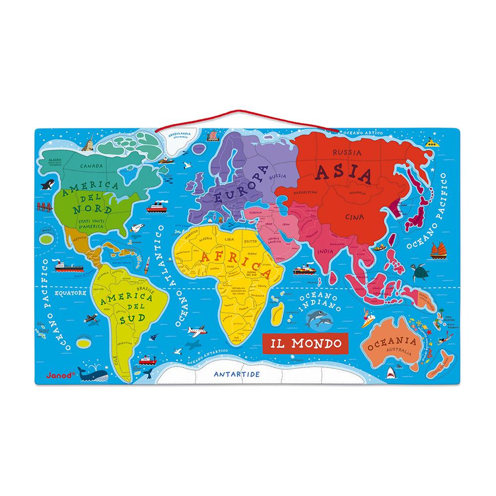 J05513 Il Mondo - Puzzle Magnetico (Versione Italiana)  - Foto 2