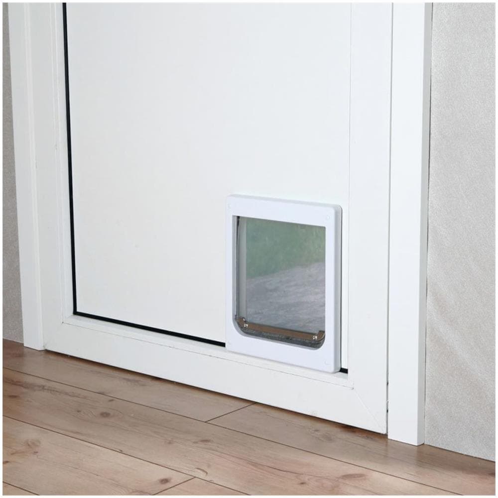 Porta Basculante Cane 2 Vie Taglia Xs-s 25x29 Cm Bianca 3877 - Foto 2