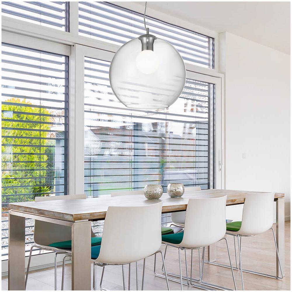 Lampada A Sospensione 60w E27 Ideal Lux Trasparente - Foto 2