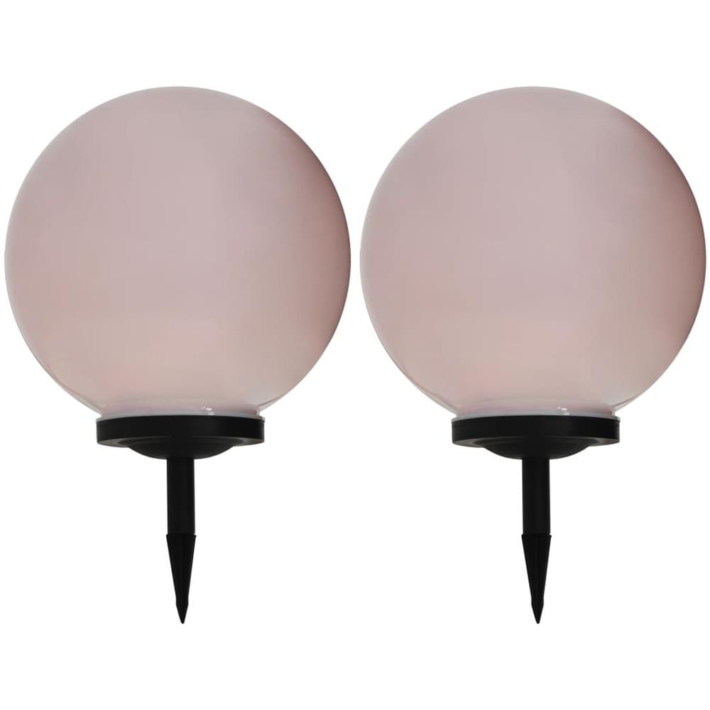 Lampade Solari Da Esterni 2 Pz Sferiche Led Rgb 40 Cm - Foto 1
