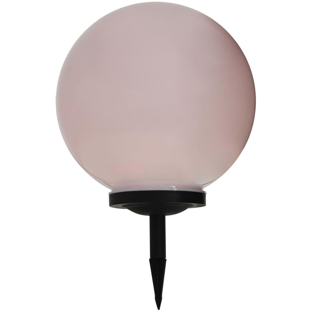 Lampade Solari Da Esterni 2 Pz Sferiche Led Rgb 40 Cm - Foto 2