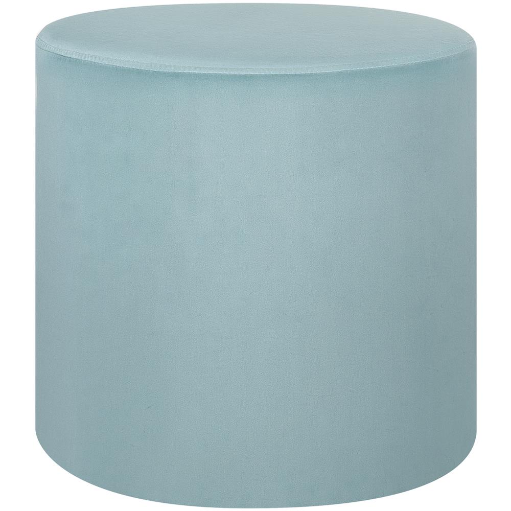 Pouf In Velluto Color Verde Menta Lovett - Foto 1