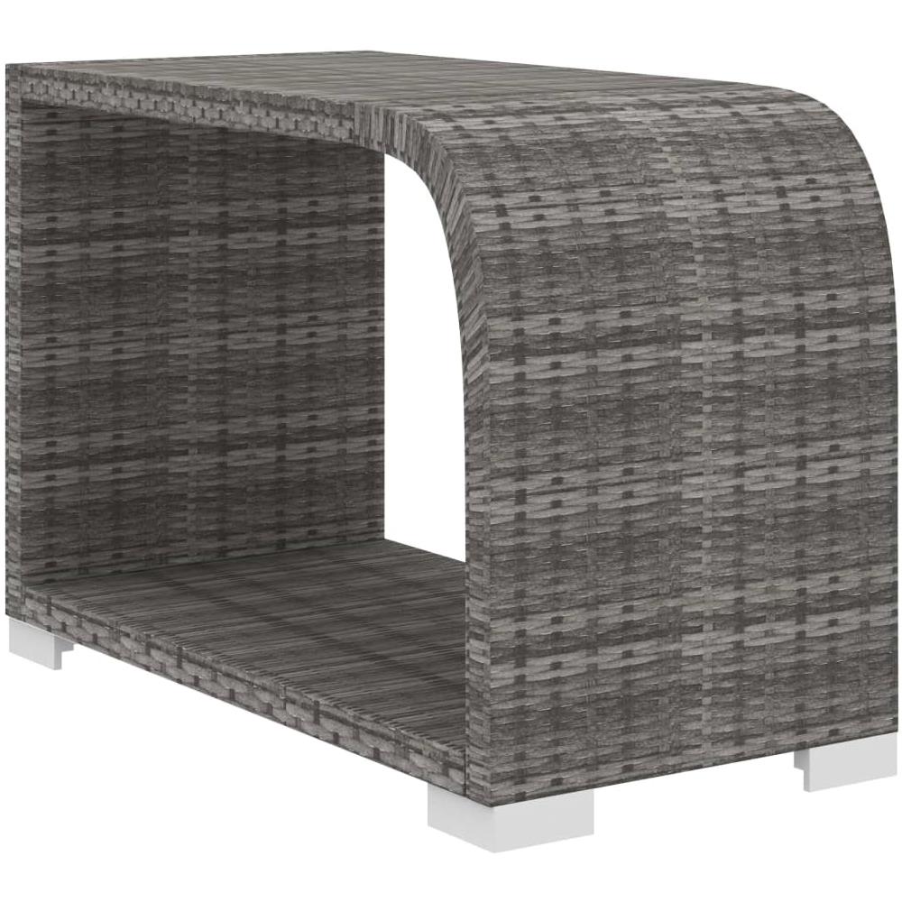 Set Divani Da Giardino 11 Pz Con Cuscini In Polyrattan Grigio - Foto 14