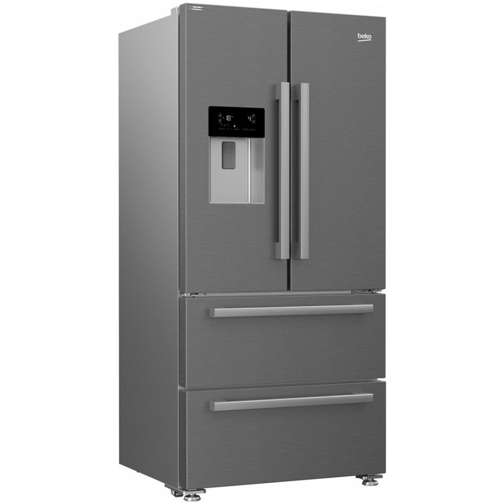 Image of Beko GNE60530DXN Frigorifero French Door Classe F 530 Lt Total No Frost (Inox)