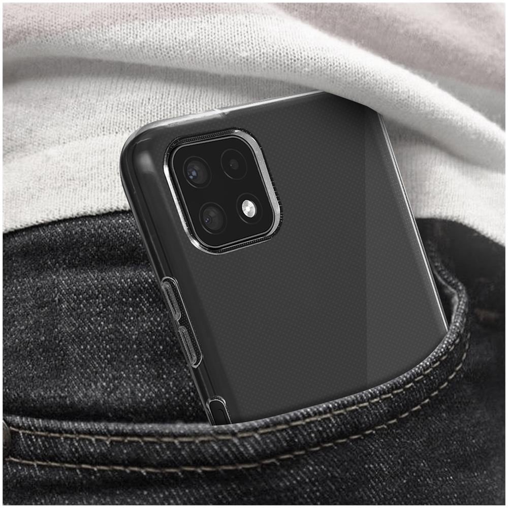 Cover Samsung Galaxy A22 5g Silicone Gel Sottile Leggera Trasparente - Foto 5
