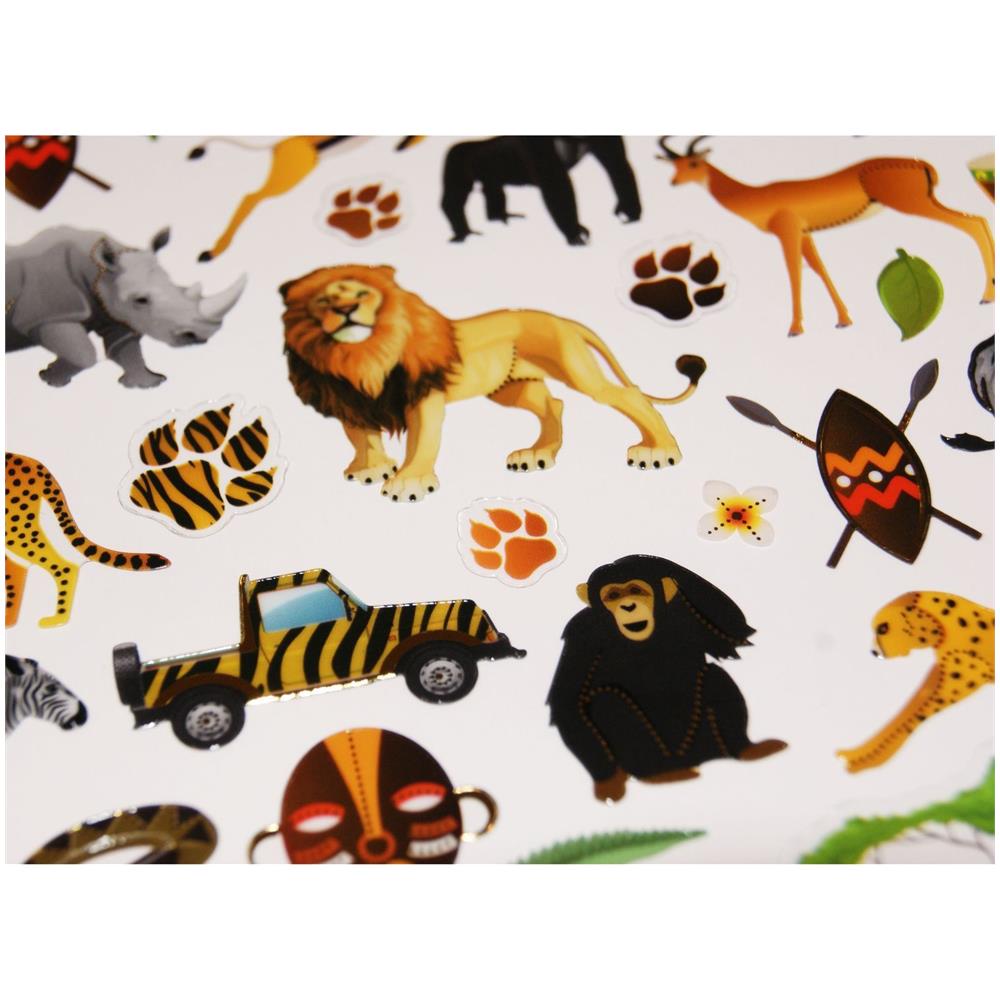 Adesivi - Safari Nella Savana! - Doratura - Foto 1