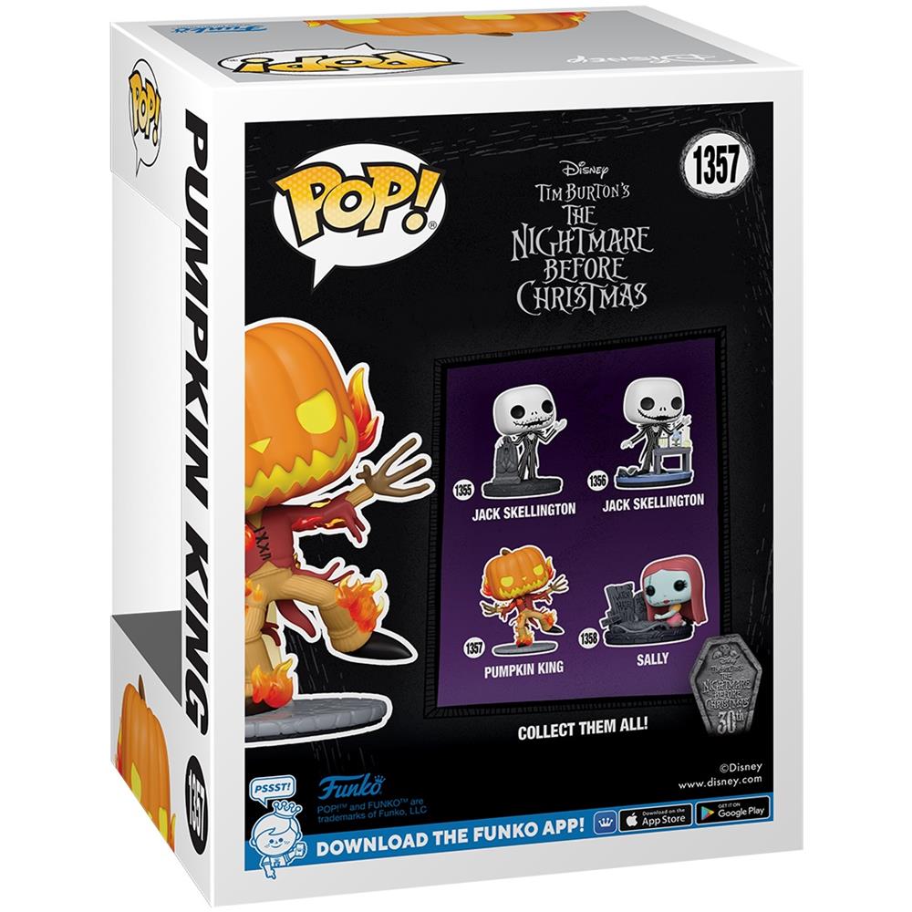 Nightmare Before Christmas 30th Pop! Disney Vinyl Figure Pumpkin King 9 Cm - Foto 4