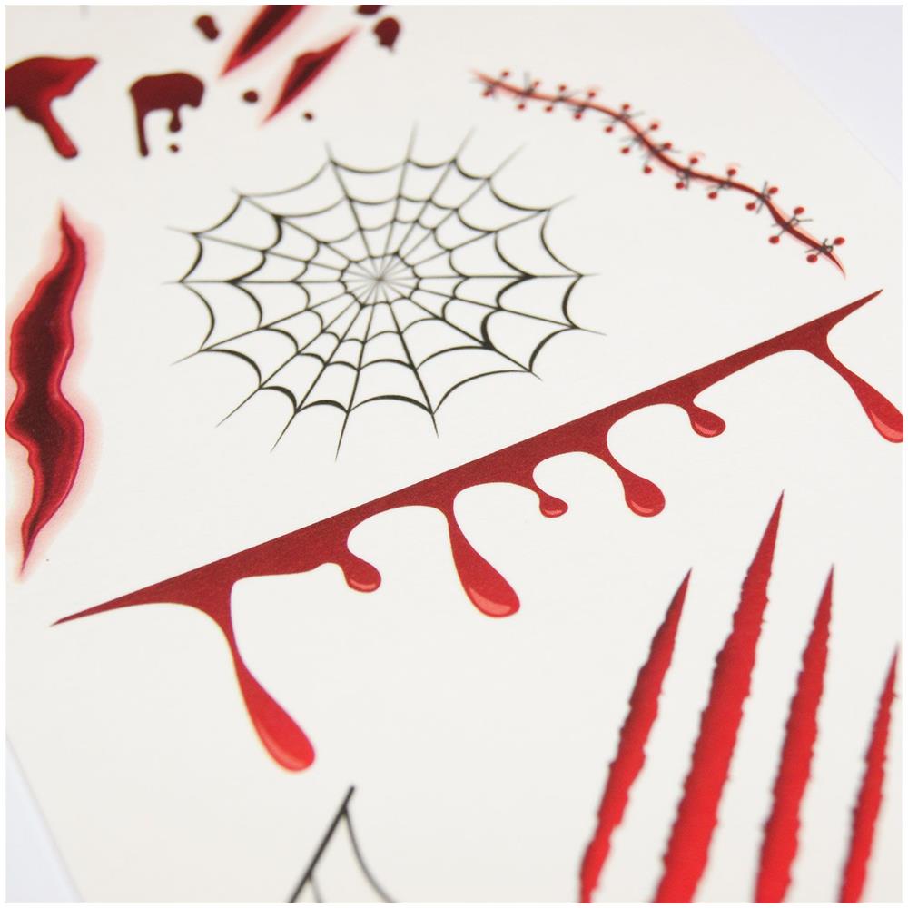 Tatuaggi - Ragnatele E Cicatrici Di Halloween - Foto 1