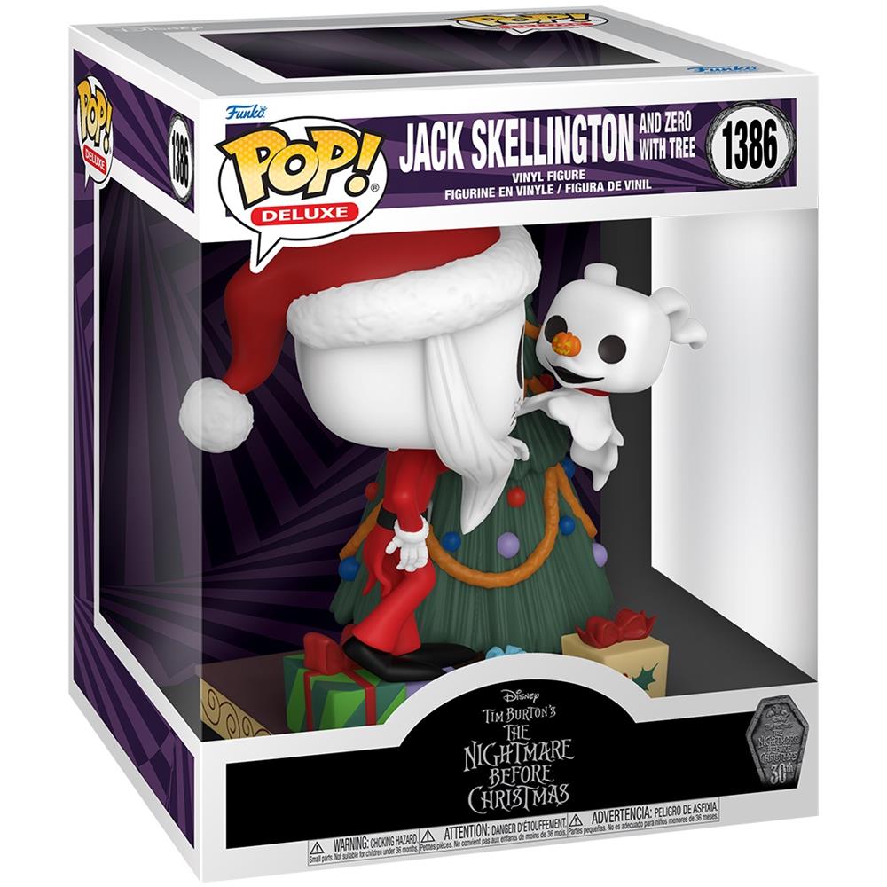 Pop! Deluxe: The Nightmare Before Christmas 30th Anniversary - Jack & Zero (with Tree) - Foto 3