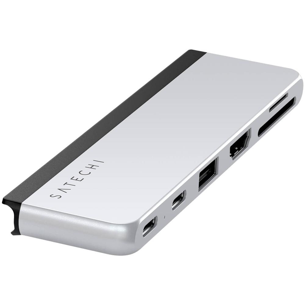 Hub Satechi Per Microsoft Surface Pro 9, Usb Usb-c Hdmi 4k Lettore Di Schede - Foto 1