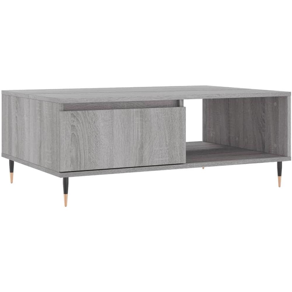 Tavolino Da Salotto Grigio Sonoma 90x60x35 Cm Legno Multistrato - Foto 2