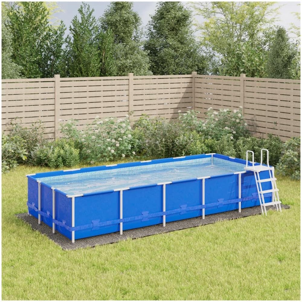 Telo Sotto Piscina Grigio Chiaro 550x280 Geotessile Poliestere - Foto 1