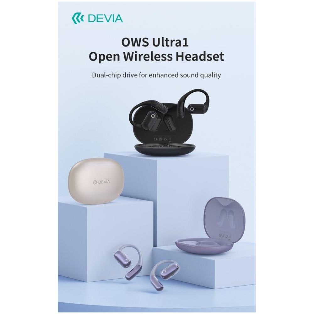 Auricolari EM043 wireless senza inserimento nell'orecchio OWS Ultra1 Oro - Foto 1