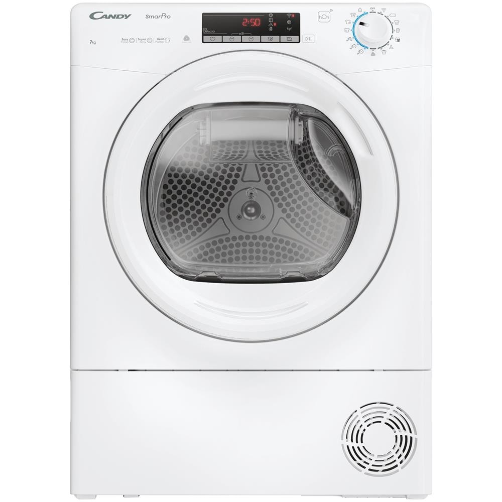 Smart Pro CRO4 H7A2TE-S asciugatrice Libera installazione Caricamento frontale 7 kg Bianco - Foto 1