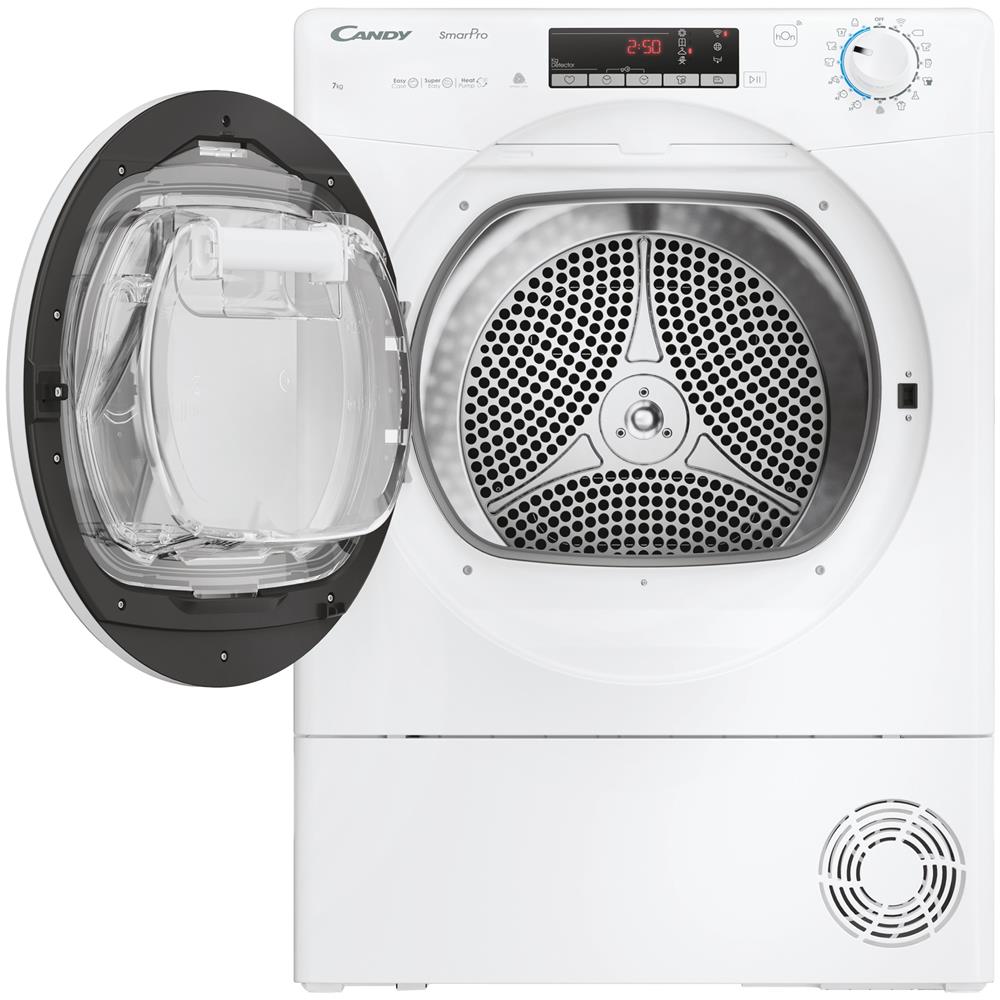 Smart Pro CRO4 H7A2TE-S asciugatrice Libera installazione Caricamento frontale 7 kg Bianco - Foto 12