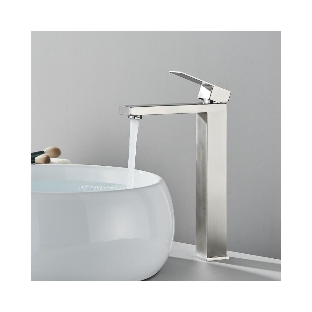 Rubinetto per lavabo da bagno, Blackswan, tipo M308, modello lungo in nichel, misura 30,5 cm - Foto 4