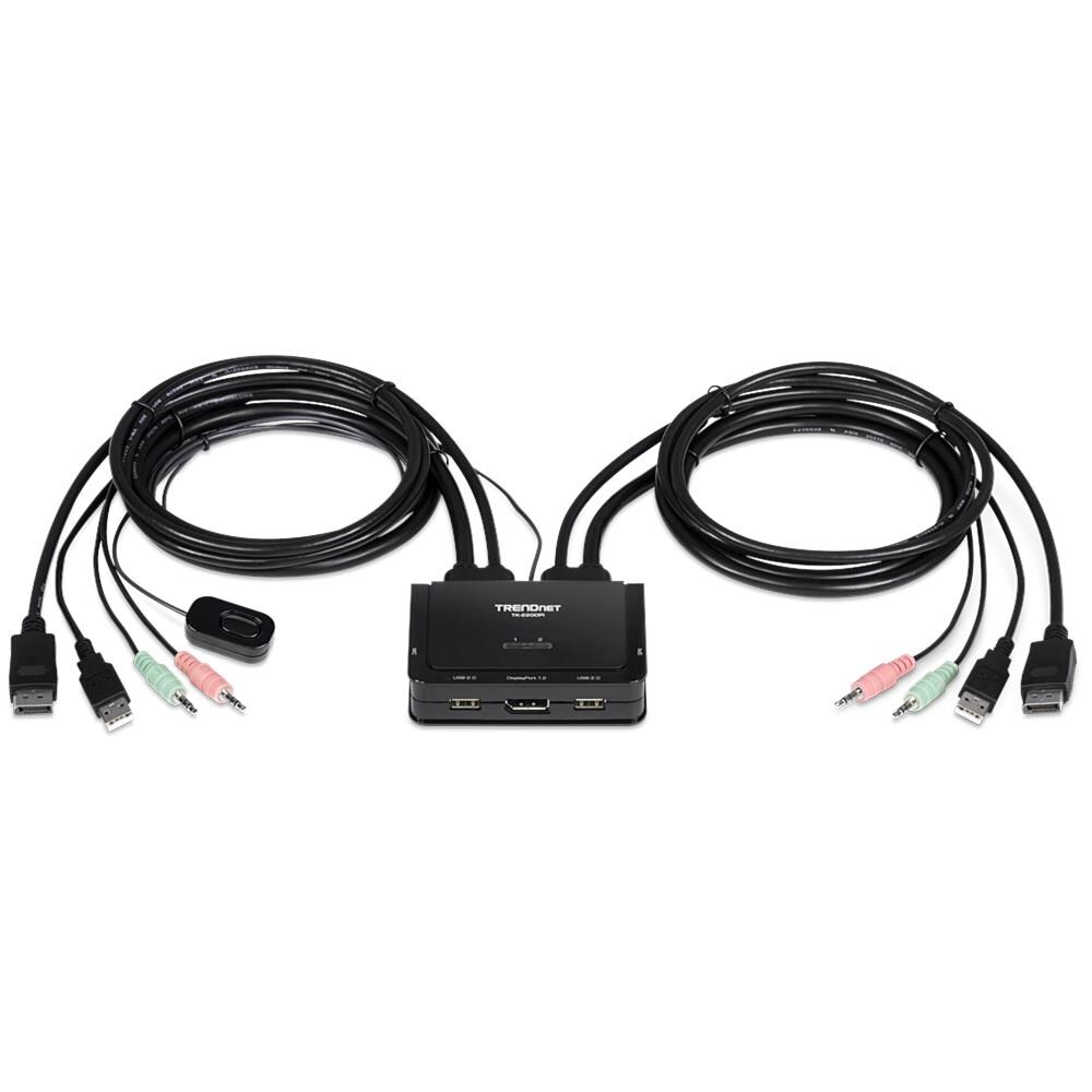 TK-220DPI Switch per Keyboard-Video-Mouse (kvm) Nero - Foto 3