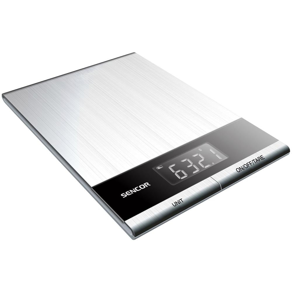 Bilancia Digitale da Cucina con Superficie in Acciaio Inox Portata 5 Kg Colore Inox - Foto 2