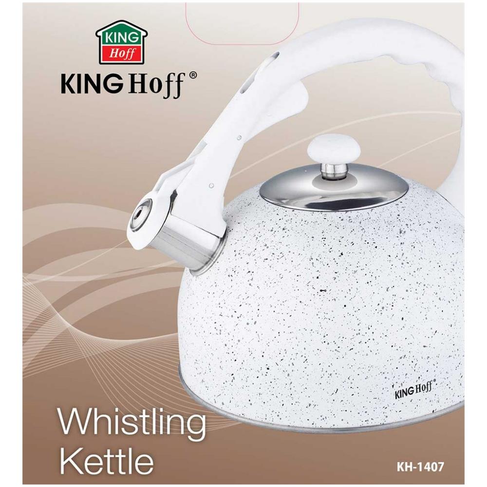 Bollitore Con Fischietto 2.6l Kh-1407 Marmo - Foto 2