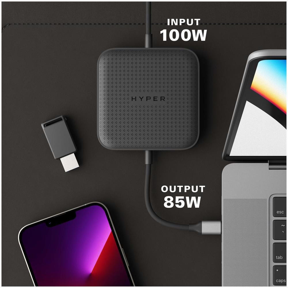 Hyper Hd583-gl Replicatore Di Porte E Docking Station Per Notebook Usb 3.2 Gen 1 (3.1 Gen 1) Type-c Nero - Foto 6