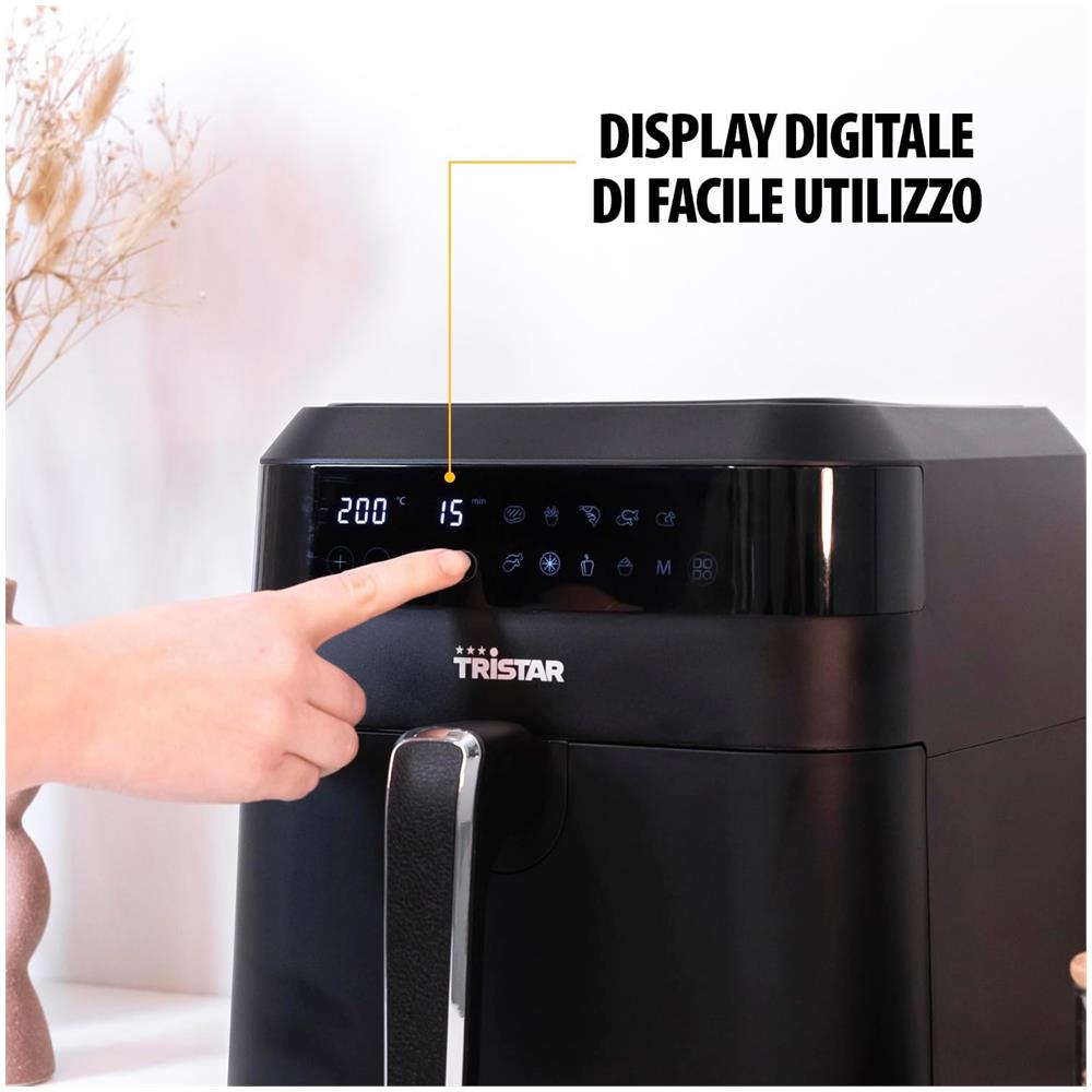Friggitrice ad Aria FR-6999 Capacità 6 Litri 1700 Watt Colore Nero - Foto 4