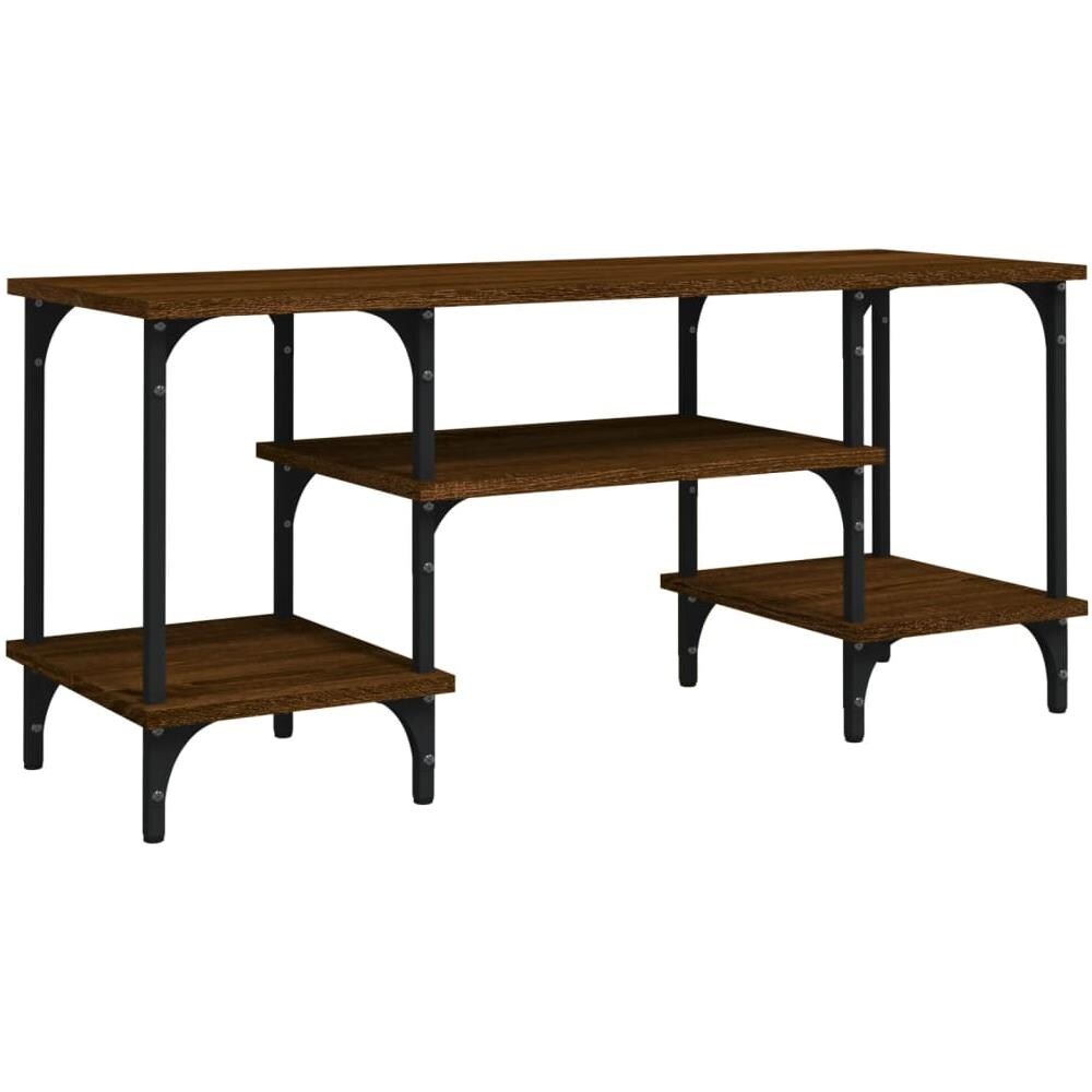 Mobile Porta Tv Rovere Marrone 102x35x45,5 Cm Legno Multistrato - Foto 2