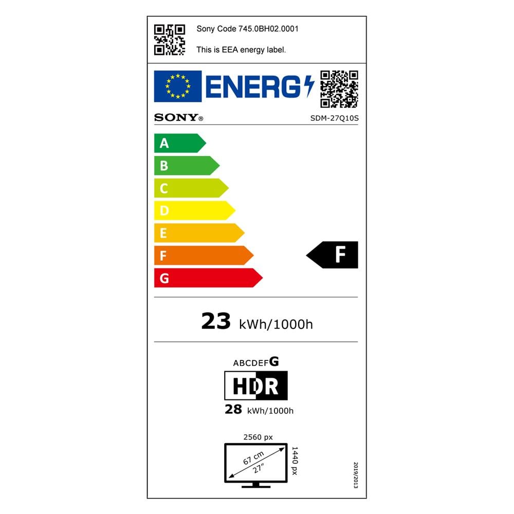 Monitor 26.9" LED Flat SDM27Q10SB.CEI Quad HD Tempo di risposta 0.03 ms - Foto 2