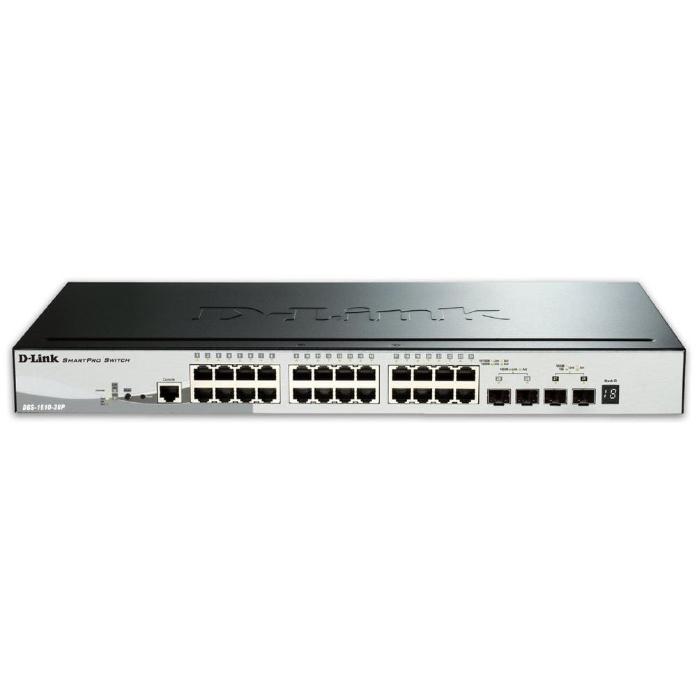 Switch DGS-1510-28P 24 Porte Gigabit Ethernet PoE 4 SFP Smart Managed - Foto 2