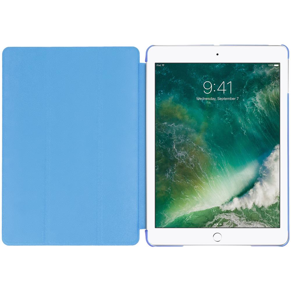 Custodia Trifold Slim Funzione Stand Multiposizione Apple Ipad 9.7 2017 - Blu - Foto 10