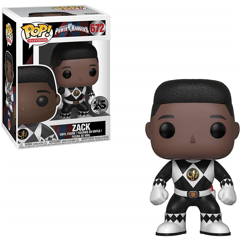Action Figure Pop! Television - Power Rangers - Black Ranger - Zack - Foto 1