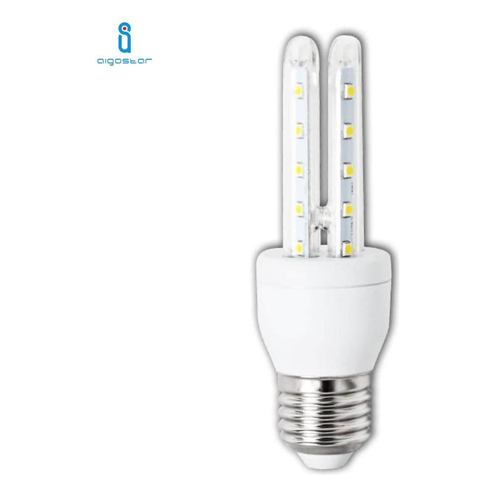 Lampadina Led Tubo T3 2u 4w Attacco E27 Luce Bianco Freddo 6400k No Fluorescente - Foto 1