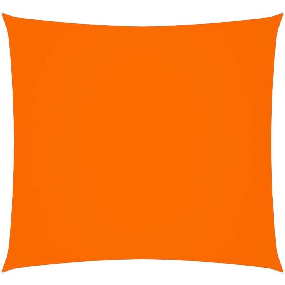 Vela Parasole in Tela Oxford Quadrata 5x5 m Arancione - Foto 1